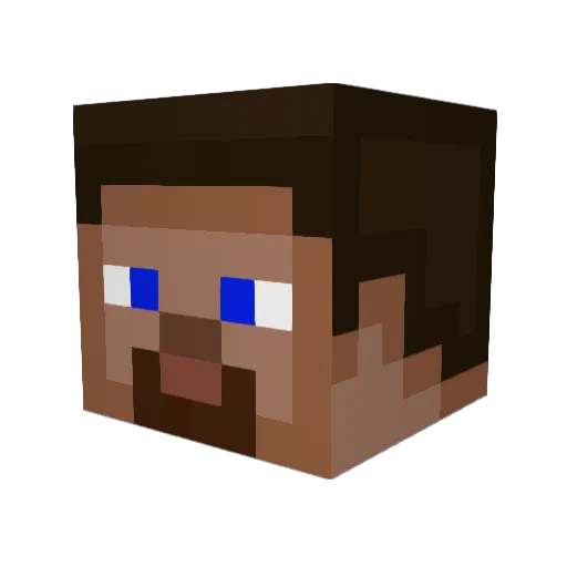 mrdc98 Minecraft avatar head, 3D render