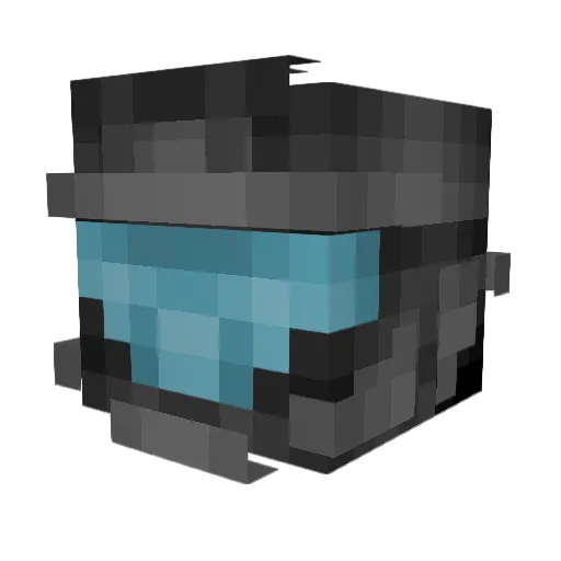 mrdefense Minecraft avatar head, 3D render