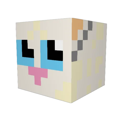 mrdenny Minecraft avatar head, 3D render