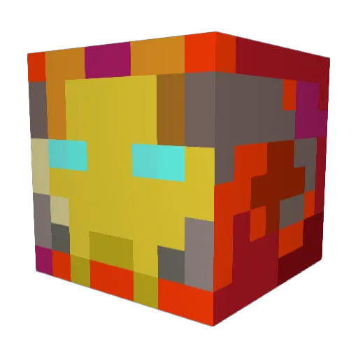 mrdjayus Minecraft avatar head, 3D render