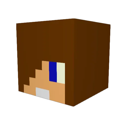 mrdumpy10 Minecraft avatar head, 3D render