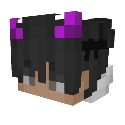mrdy1337 Minecraft avatar head, 3D render