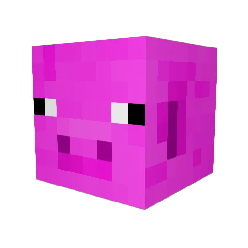 mredfern04 Minecraft avatar head, 3D render