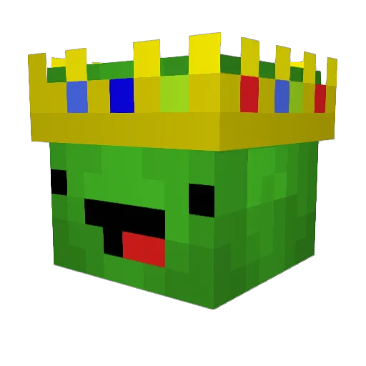 mredman Minecraft avatar head, 3D render