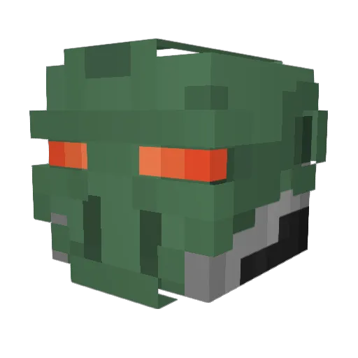 mreman2002123 Minecraft avatar head, 3D render