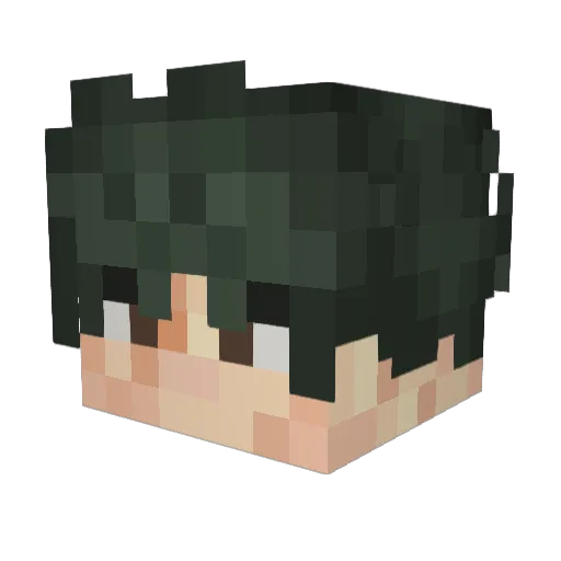 mrendersteve25 Minecraft avatar head, 3D render