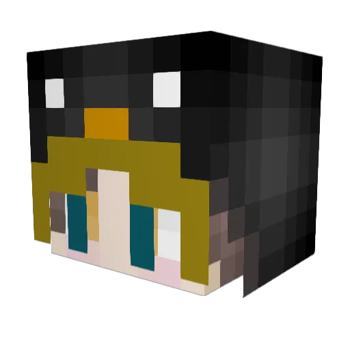 mrevancneal Minecraft avatar head, 3D render