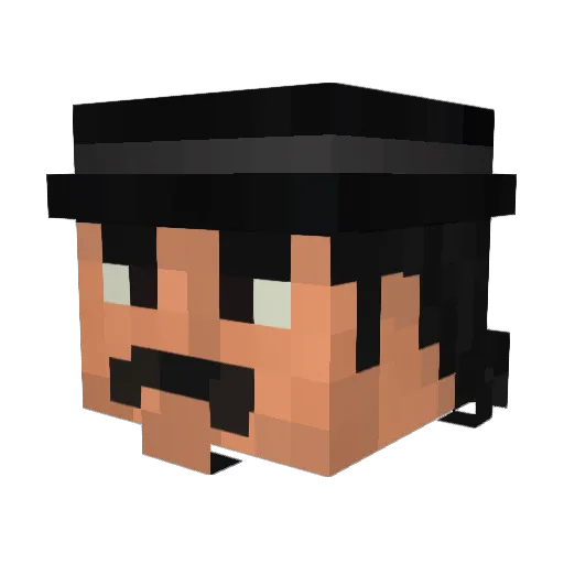 mrfarstad Minecraft avatar head, 3D render