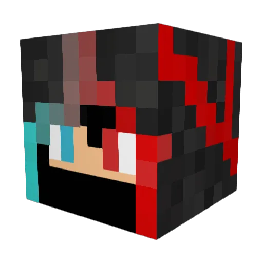 mrfrostking311 Minecraft avatar head, 3D render