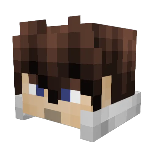 mrgamer316 Minecraft avatar head, 3D render