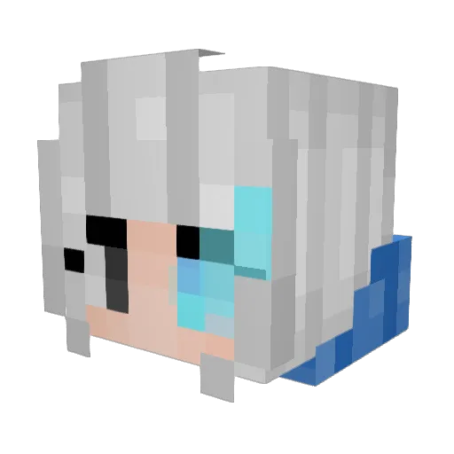 mrgames8 Minecraft avatar head, 3D render
