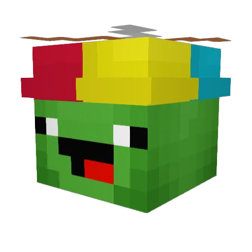 mrgametoad Minecraft avatar head, 3D render
