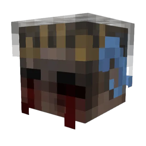 mrgaylordxd Minecraft avatar head, 3D render