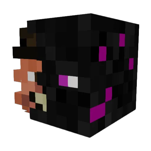 mrgel1 Minecraft avatar head, 3D render
