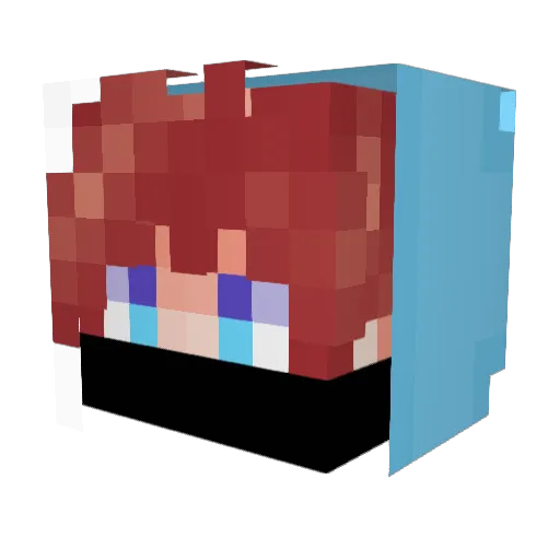mrgoonter Minecraft avatar head, 3D render