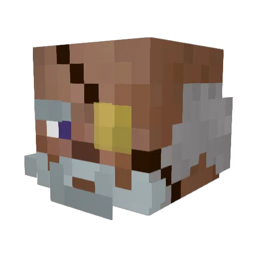 mrgreenfour Minecraft avatar head, 3D render