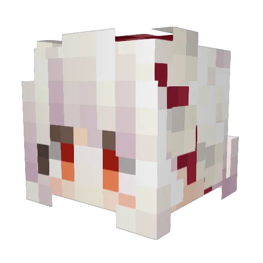mrgrepper Minecraft avatar head, 3D render