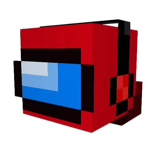 mrguar Minecraft avatar head, 3D render