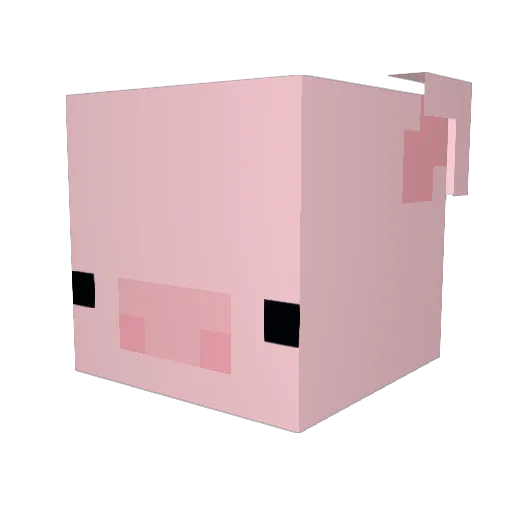 mrhamshank Minecraft avatar head, 3D render