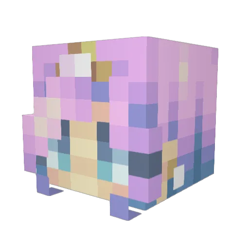 mrhappy89 Minecraft avatar head, 3D render