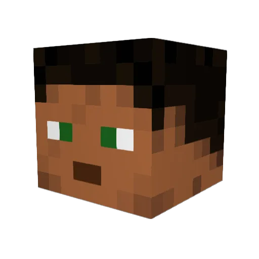 mrharibo92 Minecraft avatar head, 3D render