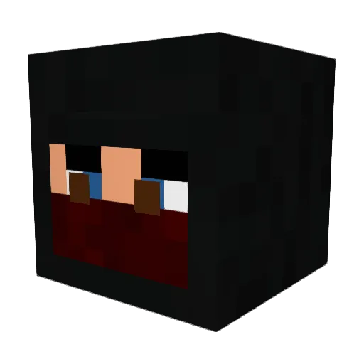 mrhughesi Minecraft avatar head, 3D render