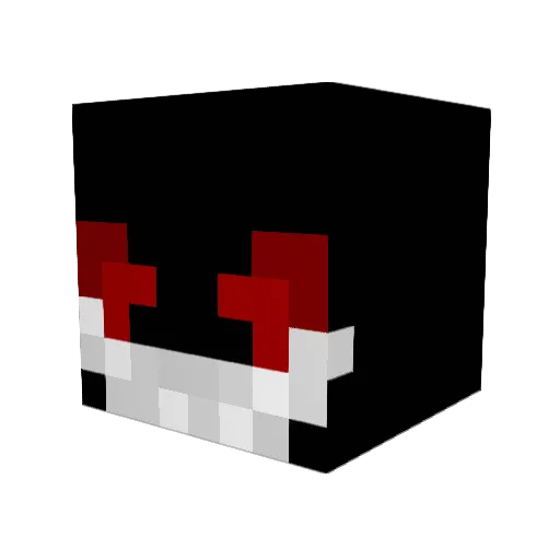 mrip Minecraft avatar head, 3D render