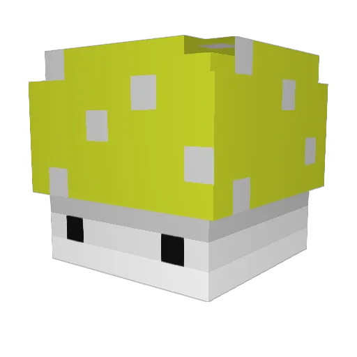 mrius77 Minecraft avatar head, 3D render