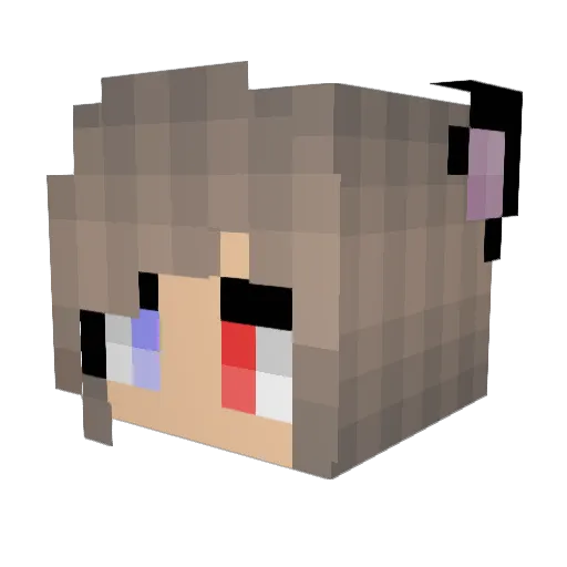mrjackdude Minecraft avatar head, 3D render