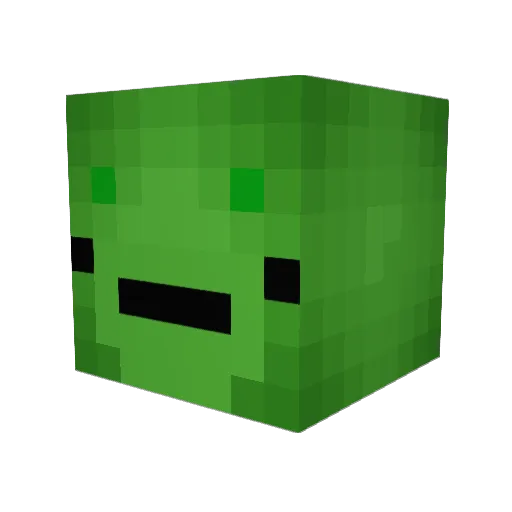 mrjlr Minecraft avatar head, 3D render