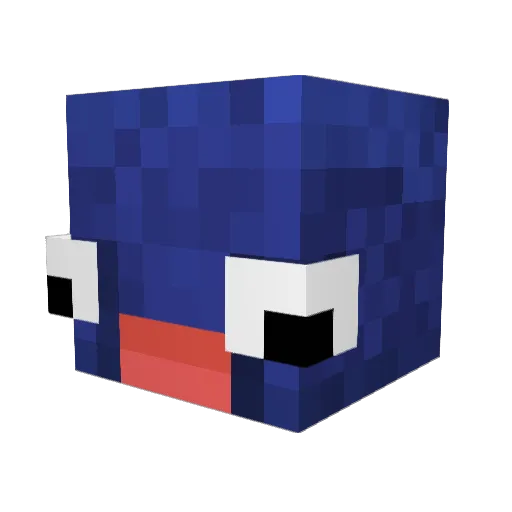 mrjofrio Minecraft avatar head, 3D render