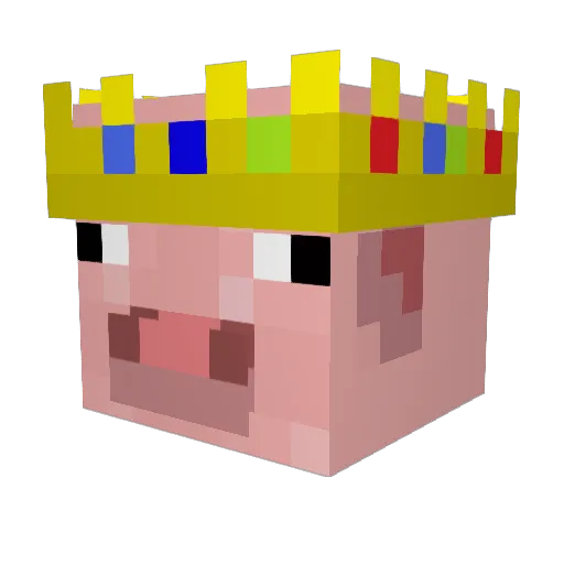 mrjoker012 Minecraft avatar head, 3D render