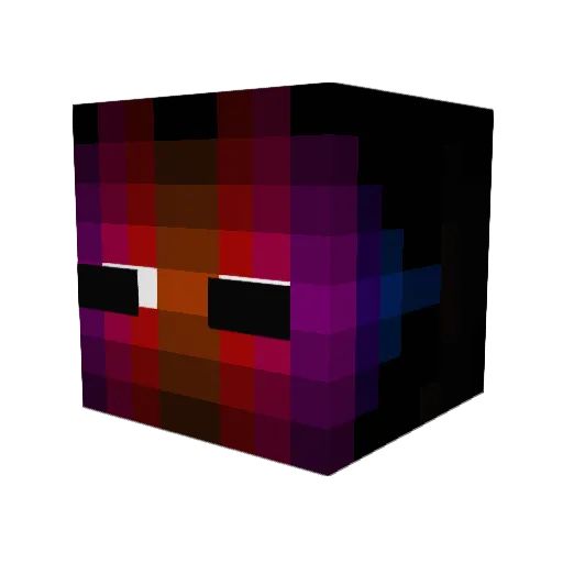 mrkindguy Minecraft avatar head, 3D render