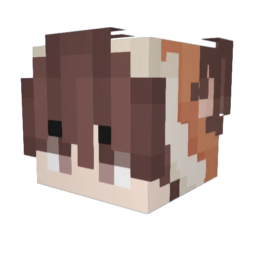 mrkirillov Minecraft avatar head, 3D render