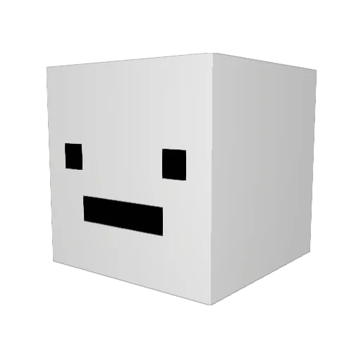 mrkneecaps1 Minecraft avatar head, 3D render