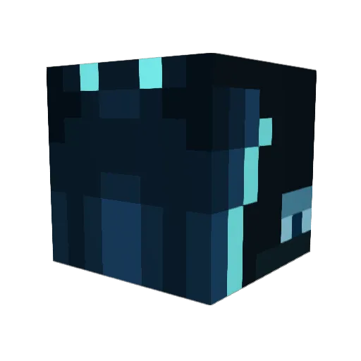 mrks8tr Minecraft avatar head, 3D render