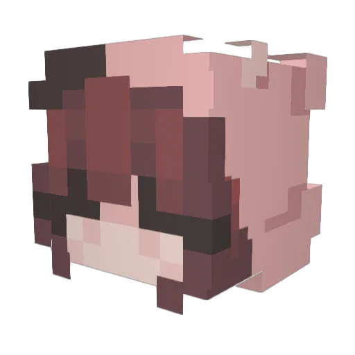 mrkvicka12 Minecraft avatar head, 3D render