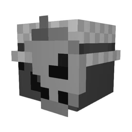 mrlaflame Minecraft avatar head, 3D render
