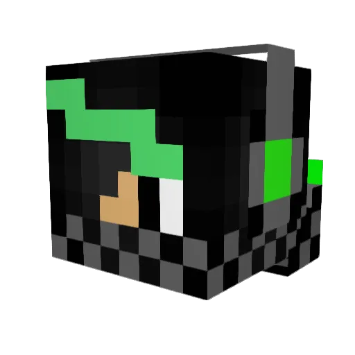 mrlegion25 Minecraft avatar head, 3D render