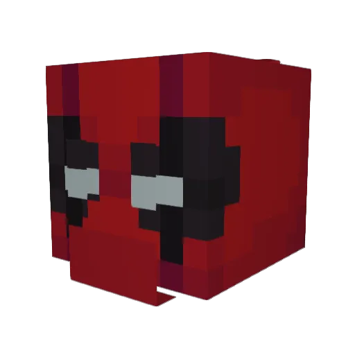 mrlewiss_ Minecraft avatar head, 3D render