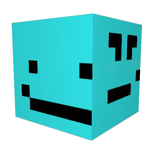 mrmaddog_ Minecraft avatar head, 3D render