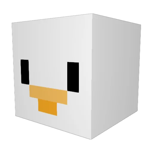 mrmajestic1 Minecraft avatar head, 3D render