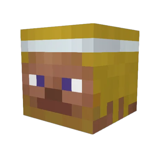 mrmakeithappen72 Minecraft avatar head, 3D render
