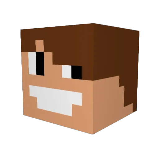 mrmarshman Minecraft avatar head, 3D render