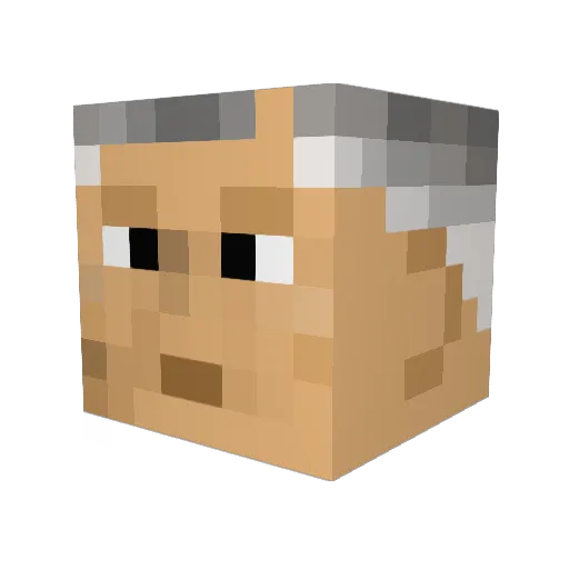 mrmfie Minecraft avatar head, 3D render