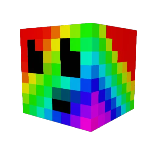 mrmikeoutlaw Minecraft avatar head, 3D render