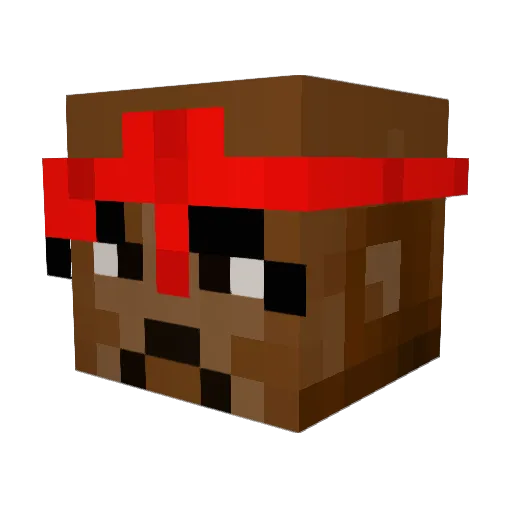mrmime47 Minecraft avatar head, 3D render