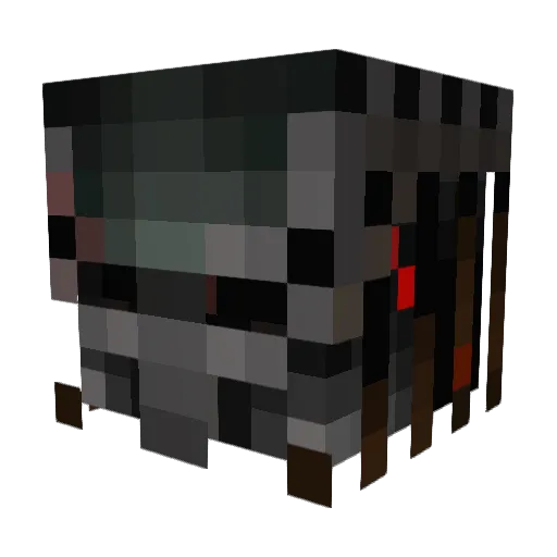 mrminde Minecraft avatar head, 3D render