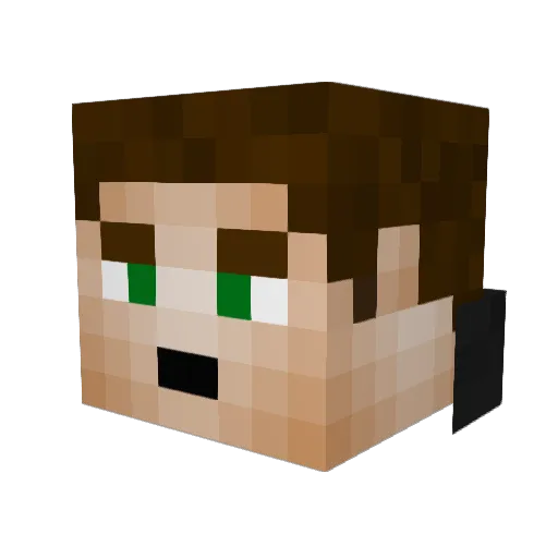 mrminecraftg62 Minecraft avatar head, 3D render