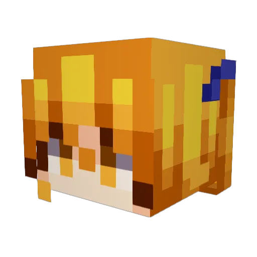 mrmonkii Minecraft avatar head, 3D render